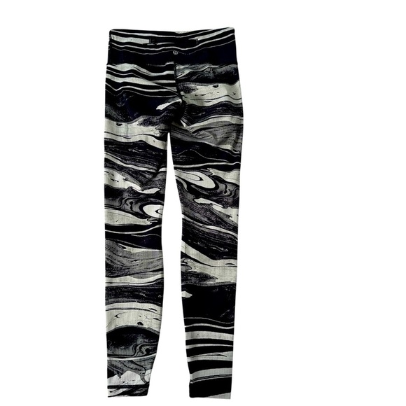 Lululemon Speed Wunder Tight (Nulux) Marbled Mix 50G White Black Size 6 - Picture 8 of 13